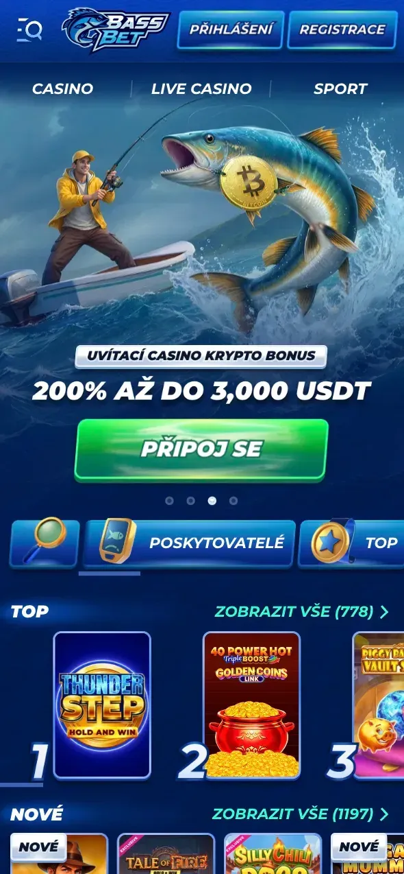 Mobilní hraní v kasinu Bassbet